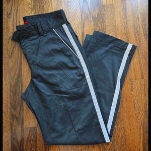 Tesla Black Silver Detail Work Professional Pants Waist 32, Inseam‎ 32